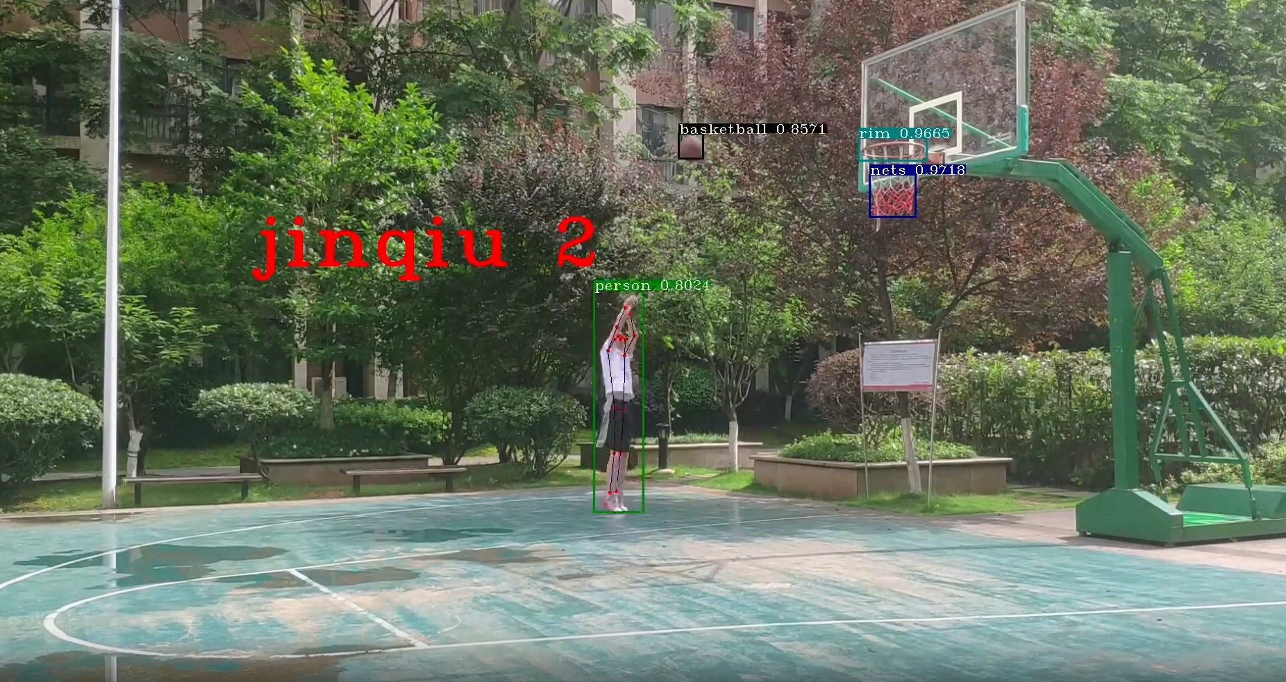 篮球进球统计