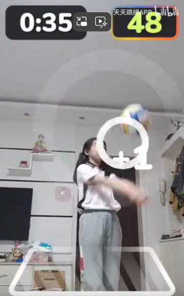 排球垫球计数